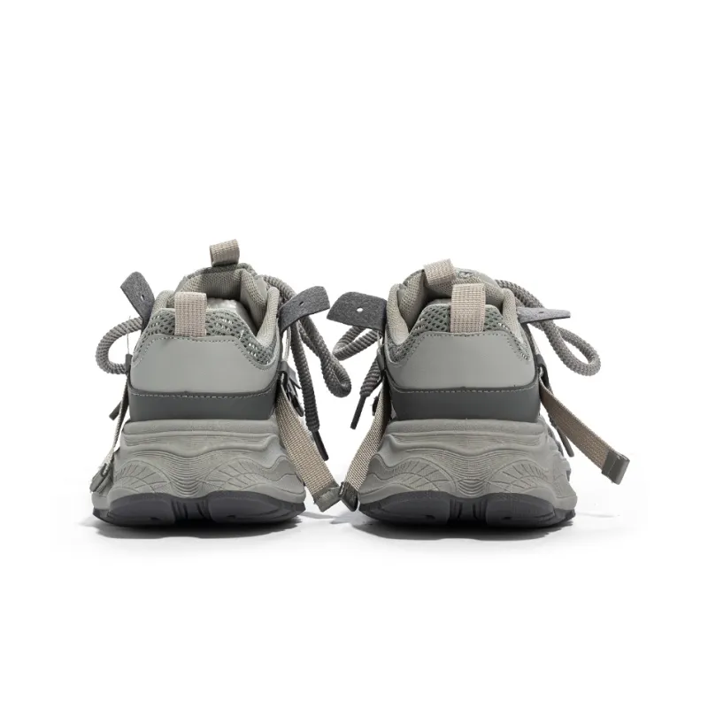 MIIRACER Chunky Sneakers Women's Gray-4