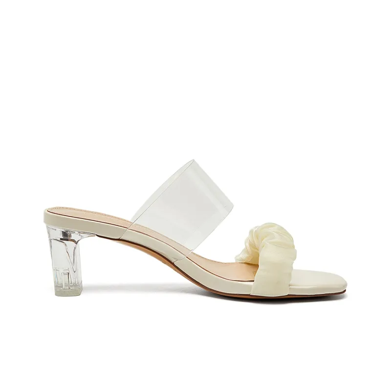 SANTA BARBARA POLO & RACQUET CLUB Slip-Resistant Slide Slippers Women's Ecru-4