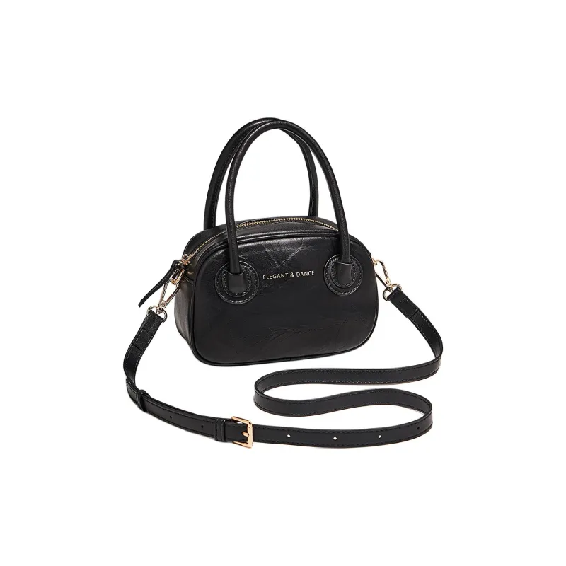 Marino Orlandi Hand-Woven Grain Cow Leather Shoulder Bag Portable Handheld Small Bag Regular Women's Black/Ecru-12