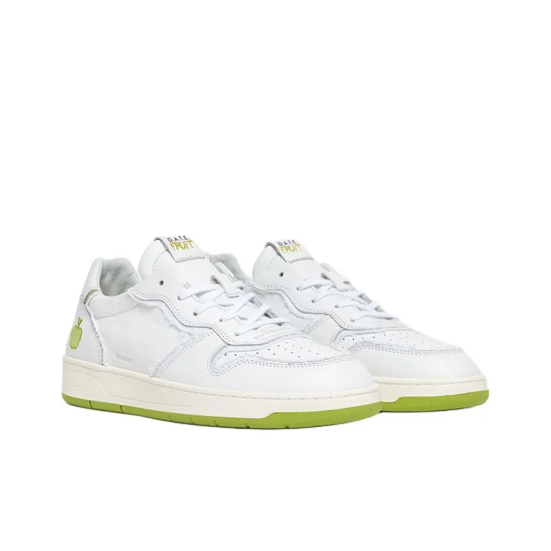 D.A.T.E Court Fruit Apple Low-Top Skateboard Shoes Men's White-2