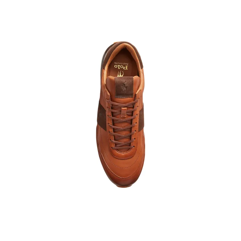 Polo Ralph Lauren Train 89 Low-Top Casual Shoes Men's Brown-4
