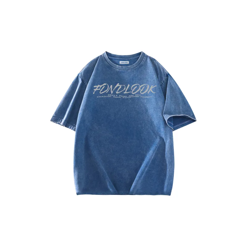 FONDLOOK T Shirt Unisex Black Gray Color-10