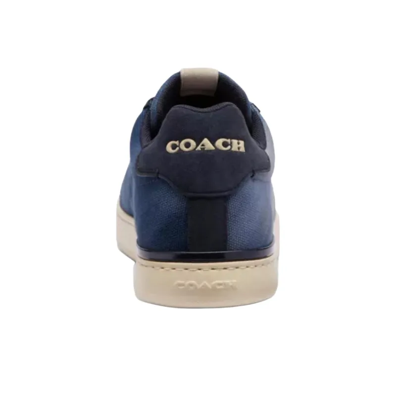 COACH Lowline Low Top Skateboard Shoes Men's Blue-4