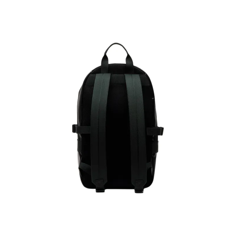 LACOSTE Coated Polyester Backpack Small Size Men's Green-2