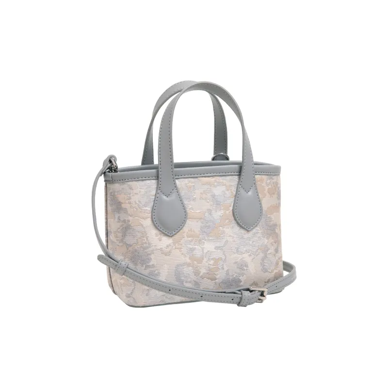 AILUXI Fabric Tote Handbag Regular Women's Star Moon Gray-2