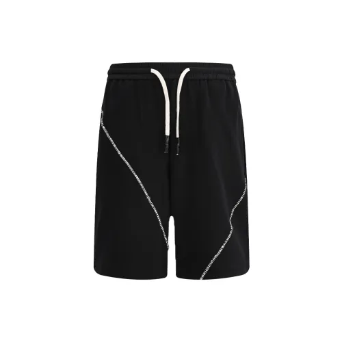 MENSHEN HIPHOP SPORT Casual Shorts Unisex Black