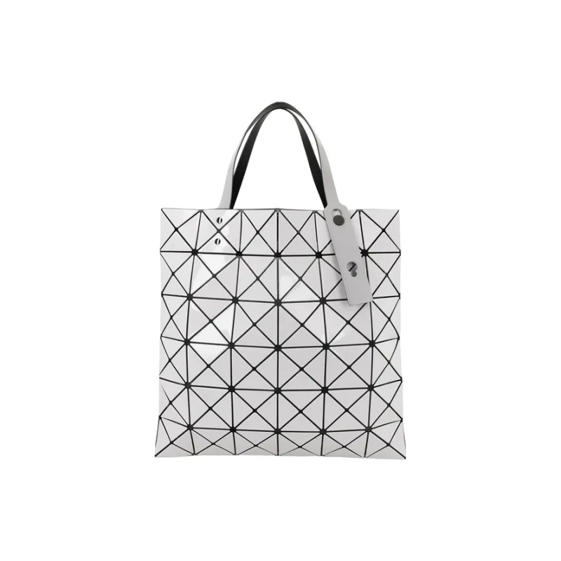 ISSEY MIYAKE Lucent Gloss Mi Polyvinyl Chloride Totes Shopping Bags Handbags Regular Unisex Light Gray-4