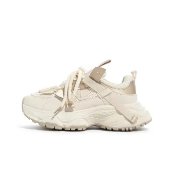 MIIRACER Chunky Sneakers Women's Beige