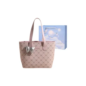 Duoluplo Doron Paul PU Handbag Regular Women's Pink/White/Blue
