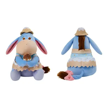 Disney Cotton Candy Ice Cream Collection Ear-Stand Blue Dolls Plush Doll 21.5cm Height Shanghai Disney