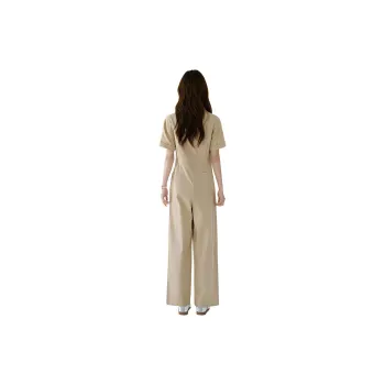 Mo Han Yi Mei SS24 Jumpsuit Women's Light Khaki