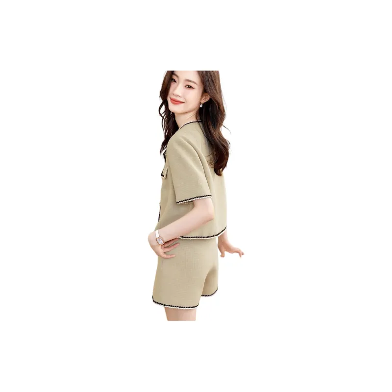 Mo Han Yi Mei Casual Suit Women's Green-1