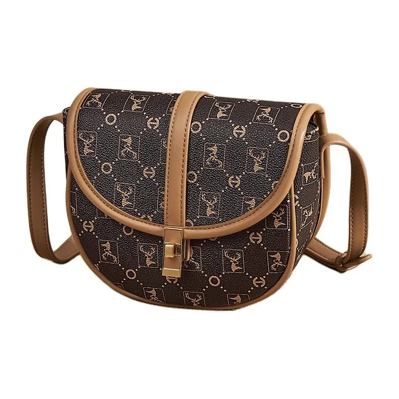 Marino Orlandi Synthetic Leather Shoulder Bag Crossbody Bag Women's Coffee/Apricot-9