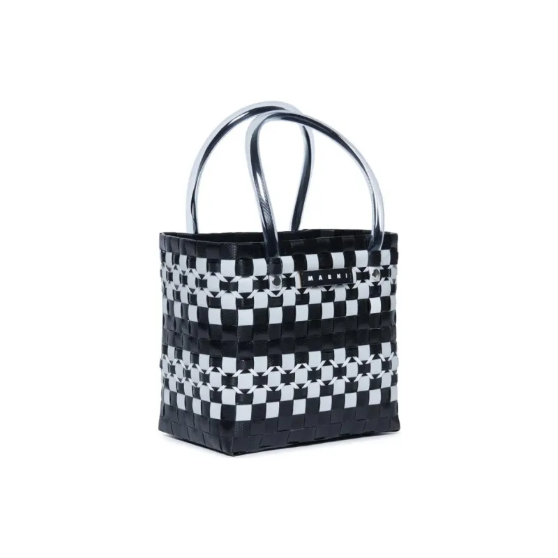 MARNI Woven Designed Top Handle Bag-2