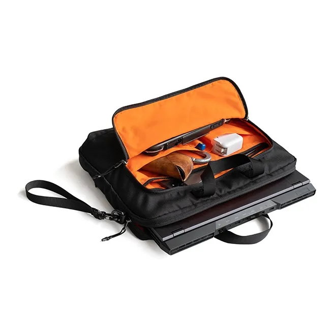 MYBRANDORIGINAL Nylon Laptop Bag Regular Unisex Black-3