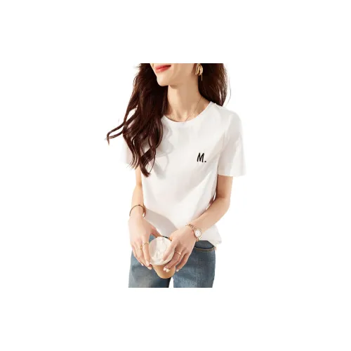 Mo Han Yi Mei T-Shirts Women's White