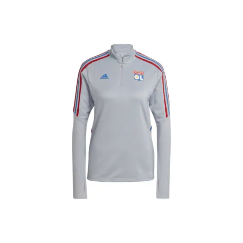 Adidas Olympique Lyonnais Soccer Jerseys Women's Halo Silver