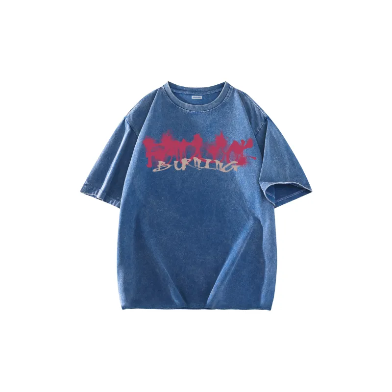 FONDLOOK T Shirt Unisex Black Gray Color-11