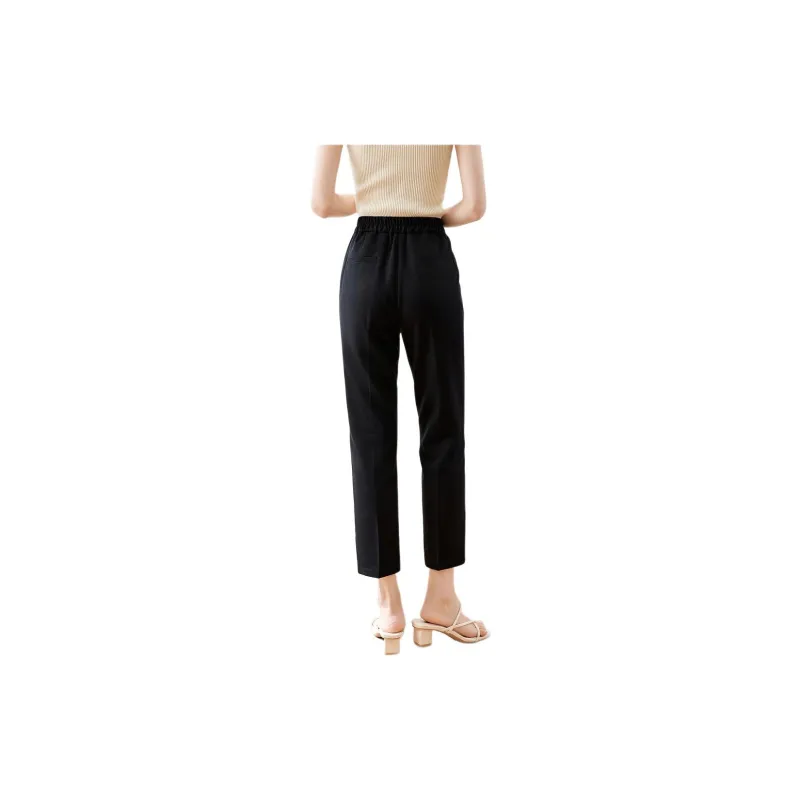 Mo Han Yi Mei Casual Pants Women's Black-1