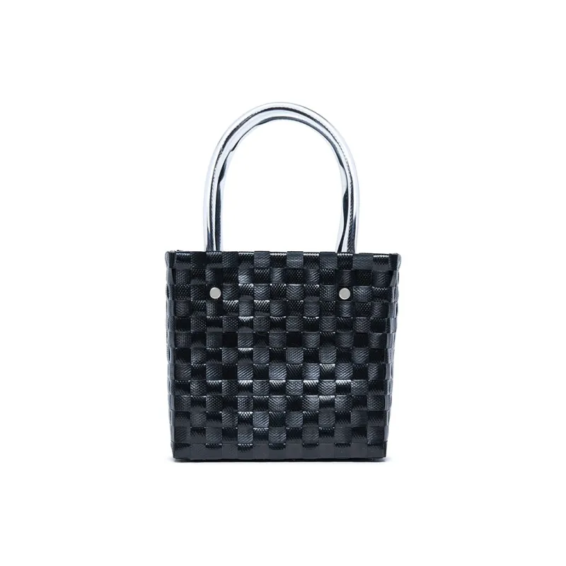 MARNI Logo Patch Woven Designed Tote Bag-2