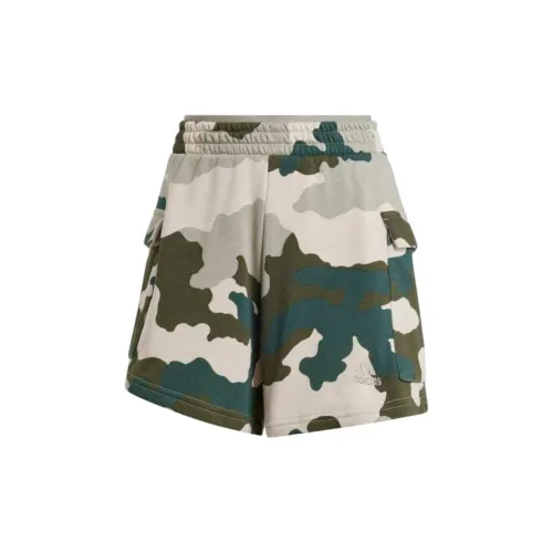 Adidas ESSENTIALS Cargo Shorts Women's Silver Egg Stone Color