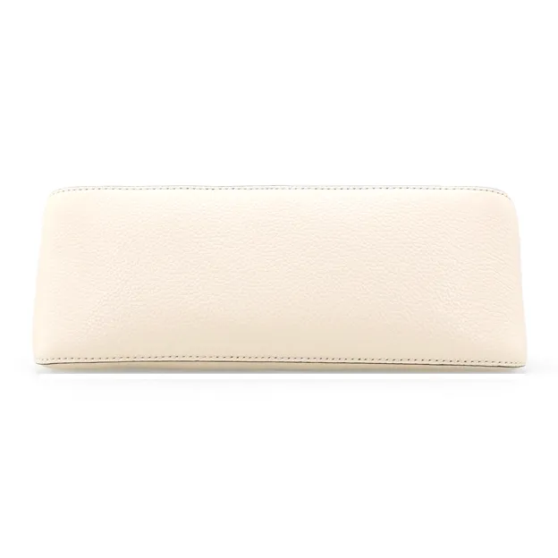 TORY BURCH McGraw Litchi Grain Leather Shoulder Bag Handbags Shoulder Bags Regular Women's White-3