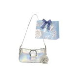 Silver+Shopping Bag