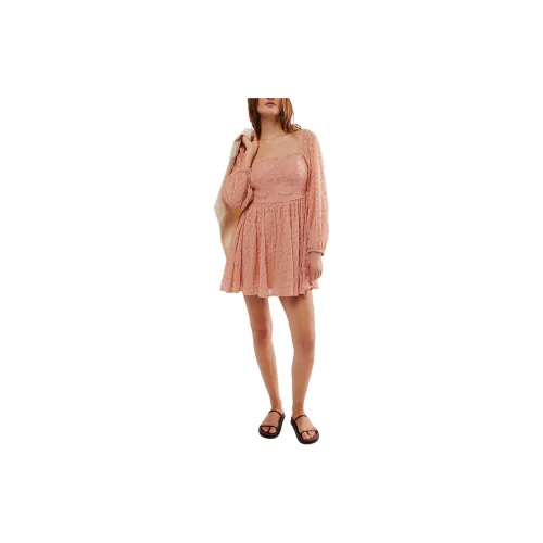 FREE PEOPLE Long-Sleeved Dresses Women's Sun Blush