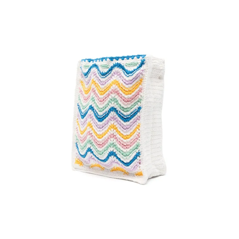 CASABLANCA Wavy Crochet Cross Body Bag-1