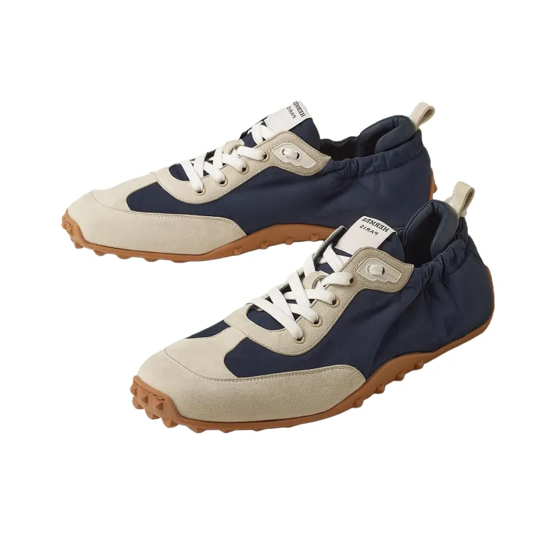 HERMES In Low Top Casual Shoes Men's Blue-2