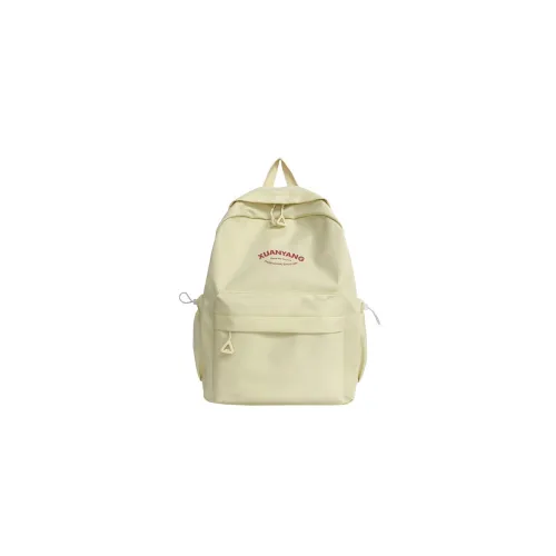 GEERDUN Composite Cloth Backpack Regular Women's Black/White/Yellow/Green