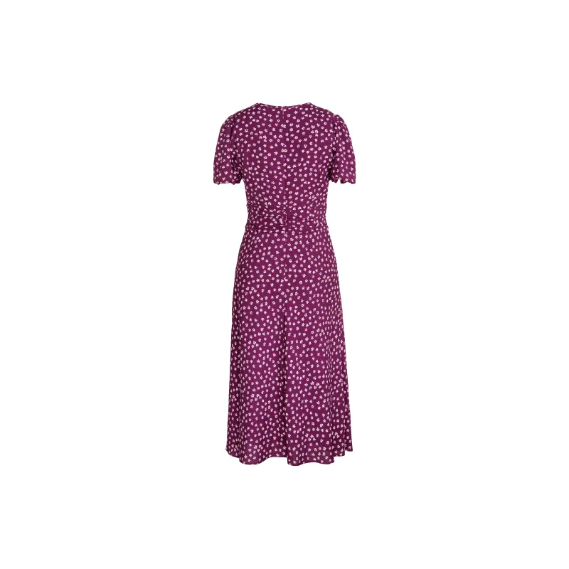 ROEYSHOUSE Short Sleeved Dress Women's Fuchsia-1