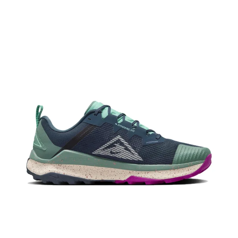 Nike Wildhorse 8 Slip Resistant Low Top Trail Running Running Shoes Men's Dark Blue-1