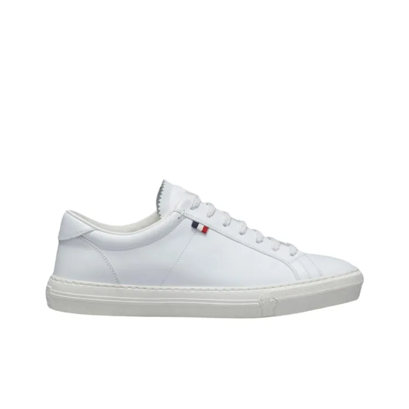 Moncler New Monaco Low Top Skateboard Shoes Men's White-1