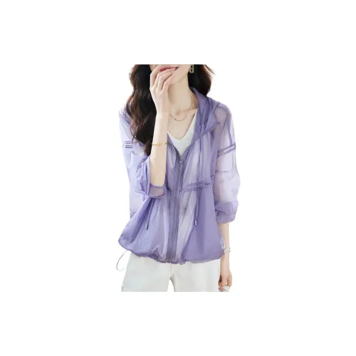 Mo Han Yi Mei Jackets Women's Purple