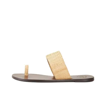 ATP Atelier Slip-Resistant Flip Flops Women's Light Yellow