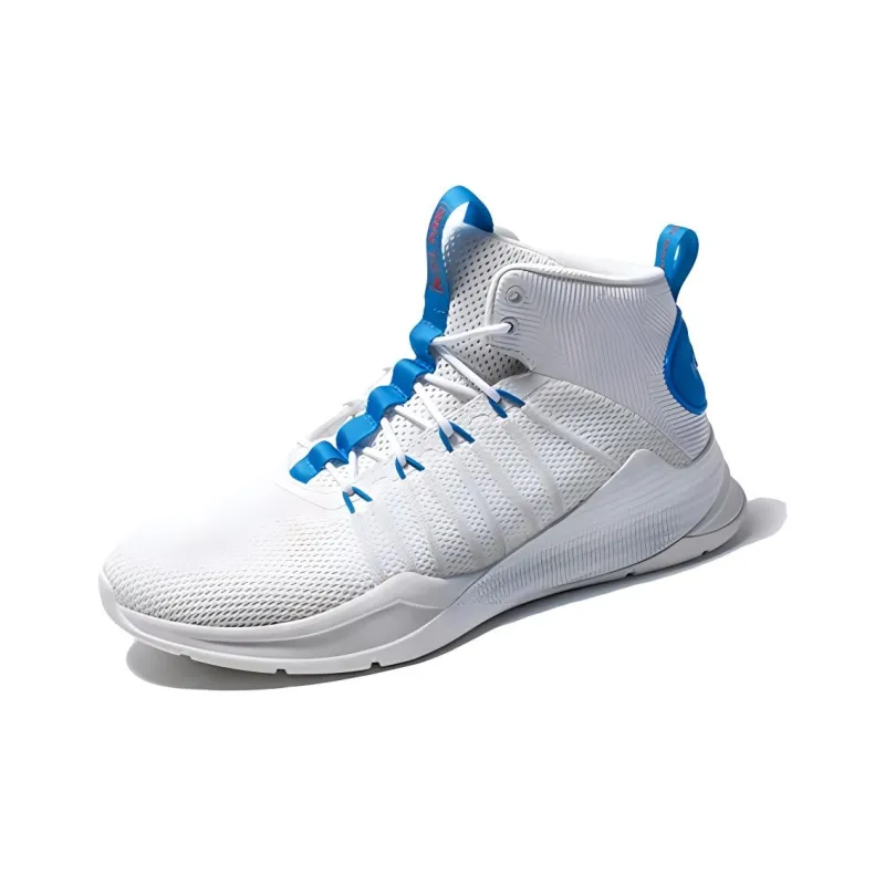 KELME Anti-Slip Wear-Resistant High-Top Basketball Shoes Men's White-2