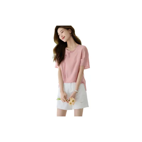 Mo Han Yi Mei Shirts Women's Mousse Pink