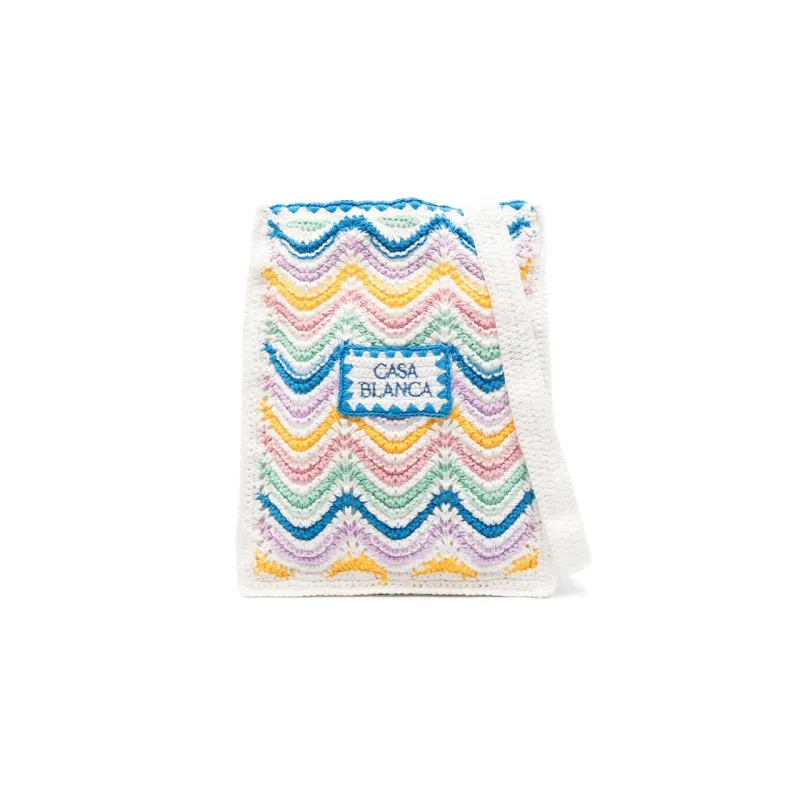 CASABLANCA Wavy Crochet Cross Body Bag-0