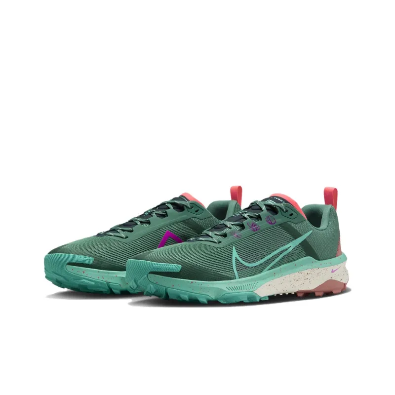 Nike Kiger 9 Breathable Low Top Trail Running Shoes Men's Green Pink-2