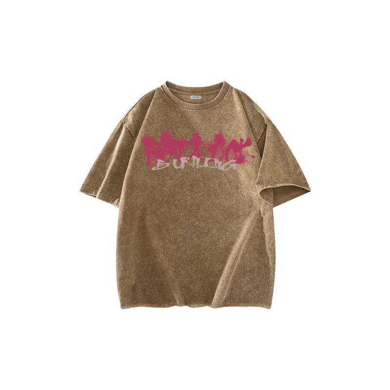 FONDLOOK T Shirt Unisex Black Gray Color-6