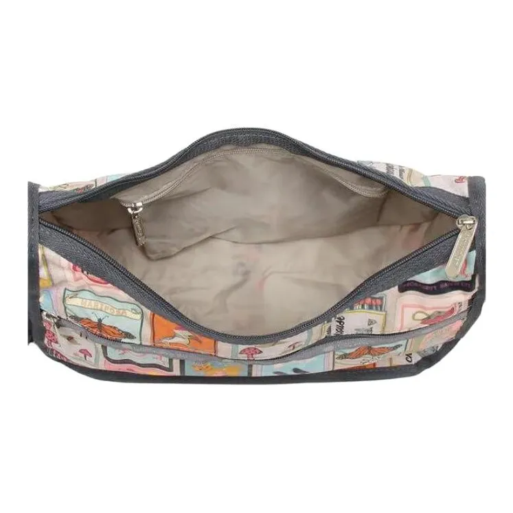 LeSportsac Nylon Crossbody Bag Shoulder Bag Women's Gray & Multicolor-5