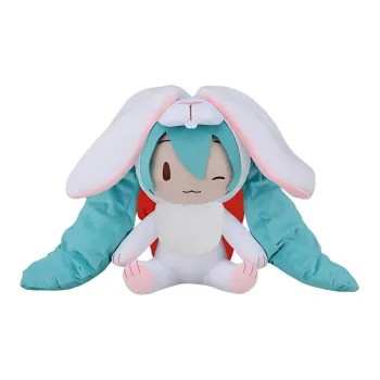 SEGA Hatsune Miku Fufu Year Of The Rabbit LL Size White/Green Dolls Plush Doll 40cm High