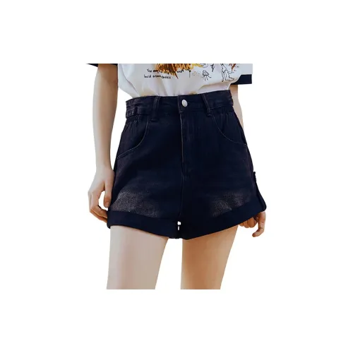 Coolhut Denim Shorts Women's Blue