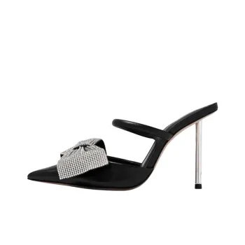 Schutz Mila 100mm Bow detail Mules Women's