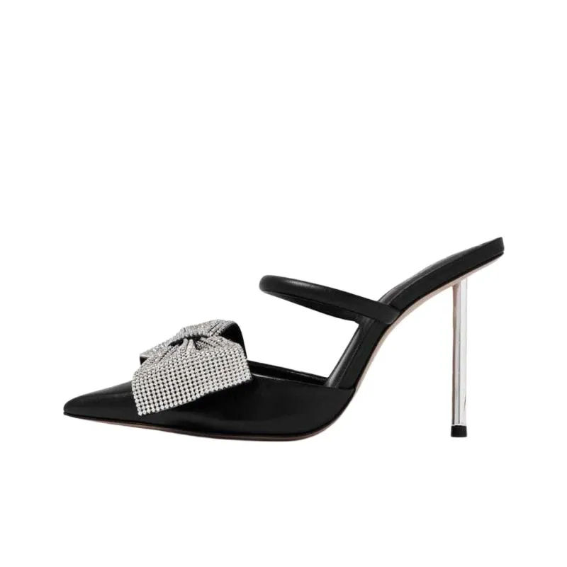 Schutz Mila 100mm Bow detail Mules Women's-0
