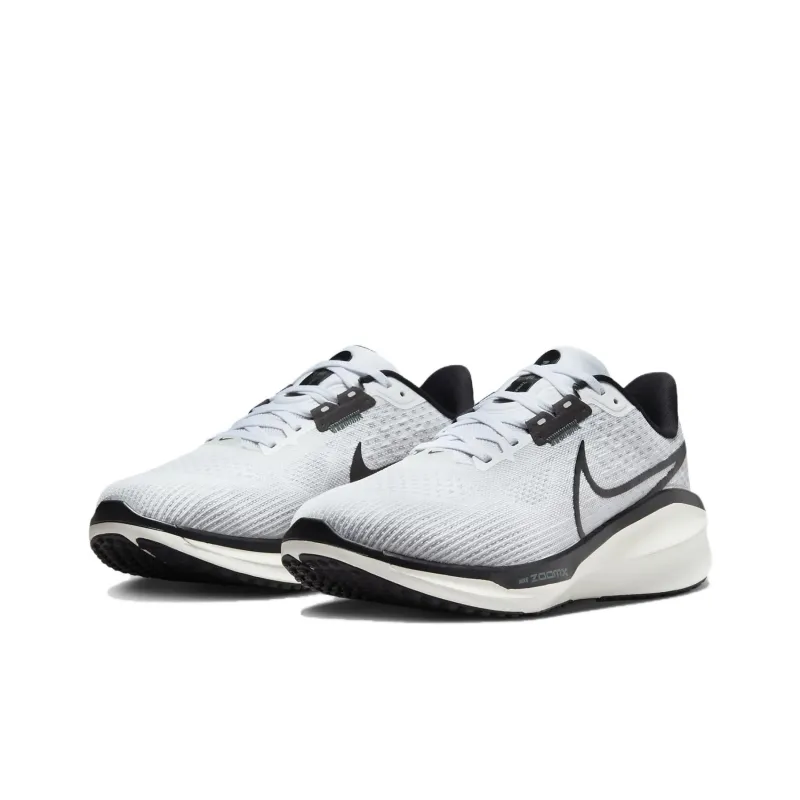 Nike Air Zoom Vomero 17 Breathable Low Top Casual Running Shoes Women's White Black-2