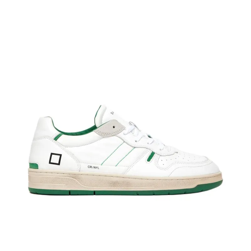 D.A.T.E Court 2.0 Low-Top Skateboard Shoes Men's White-1