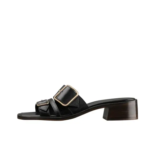 A.P.C Slide Slippers 5cm Women's Black