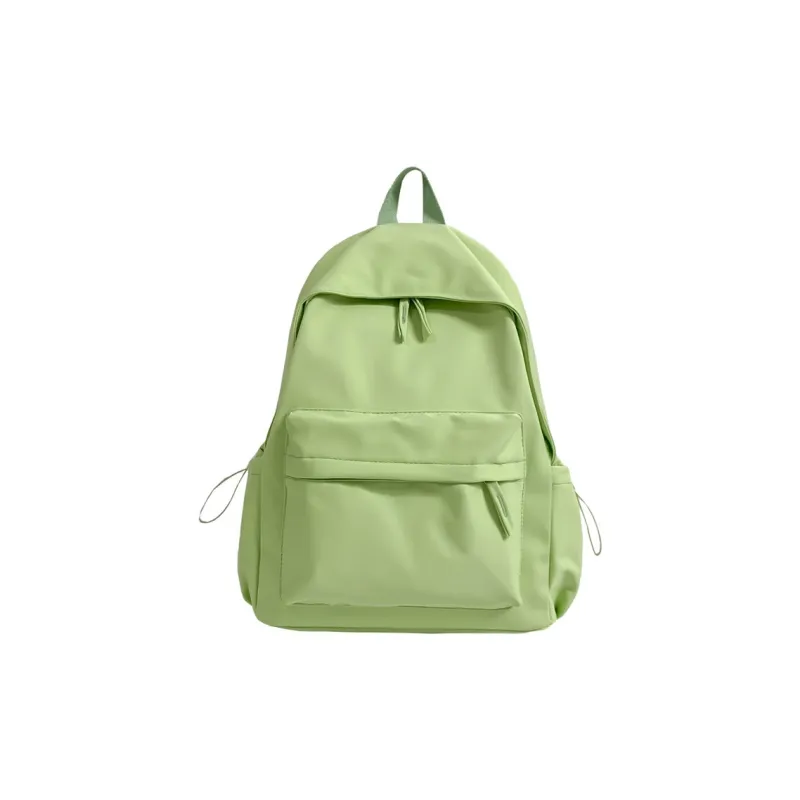 Rainbow Girl Composite Cloth Backpack Regular Women's Black/Ecru/Pink/Khaki/Green-14